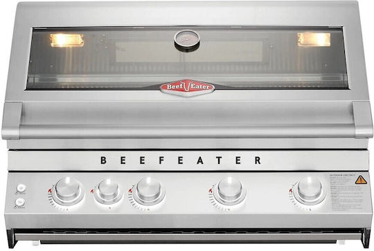 Beef Eater 7000 Premium Ψησταριά Υγραερίου Μαντεμένιας Σχάρας 38x39εκ. με 4 Εστίες 19.9kW και Μάτι Υπερύθρων