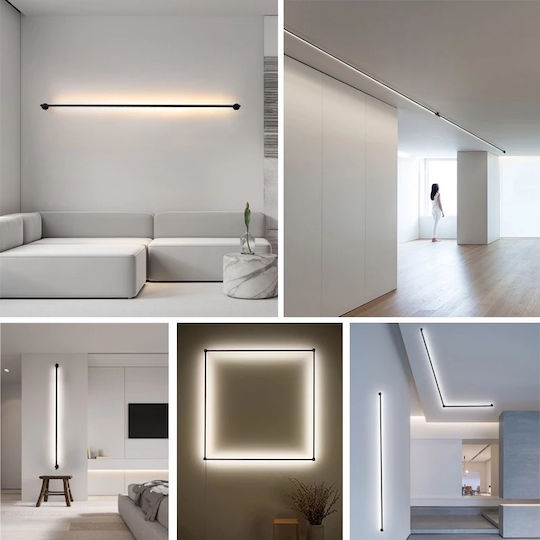 Home Lighting SM-1050-10 Commercial Linear Recessed LED Ceiling Light 10W IP20 L105xD1.5xH1.5cm
