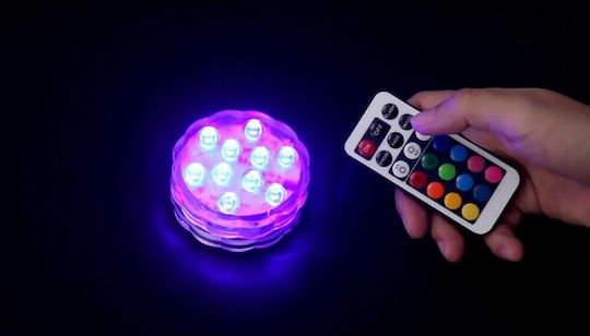 ACP Submersible Mini Decorative RGB Submersible Pool Light with Remote Control and Multicolour Light 000.230.3449