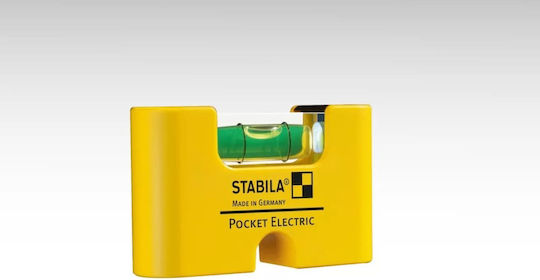 Stabila Pocket Plastic Spirit Level Magnetic with 1 Eye