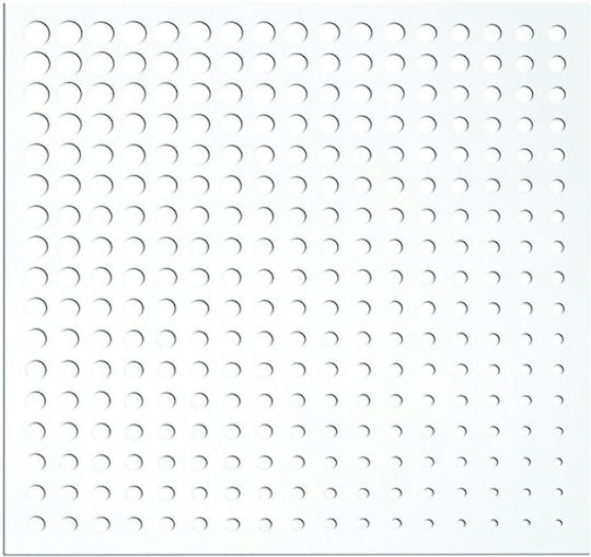 Trellis de Grădină Moon din Plastic în Culoare Alb 100x100cm 1buc