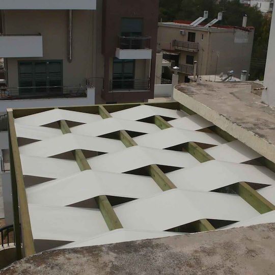 Πέργκολα Κήπου από Ξύλο με Οροφή 300x300cm