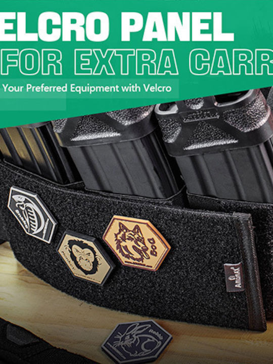 Amomax Chest Rig Γιλέκο Μάχης Μαύρο