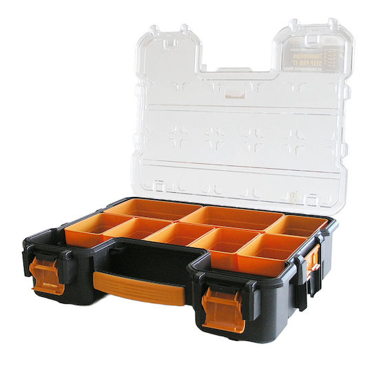 Mano Tool Compartment Organizer 10 Slots Black 43x35x11cm