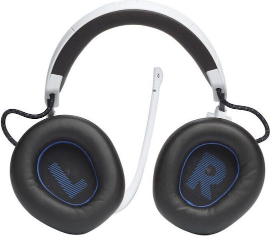 JBL Quantum 910P Drahtlos Über Ohr Gaming-Headset mit Bluetooth / USB Verbindung Weiß für PS4 / PS5