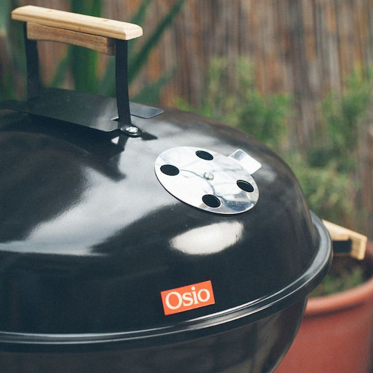 Osio Charcoal Grill Kettle with Lid 44cmx44cm