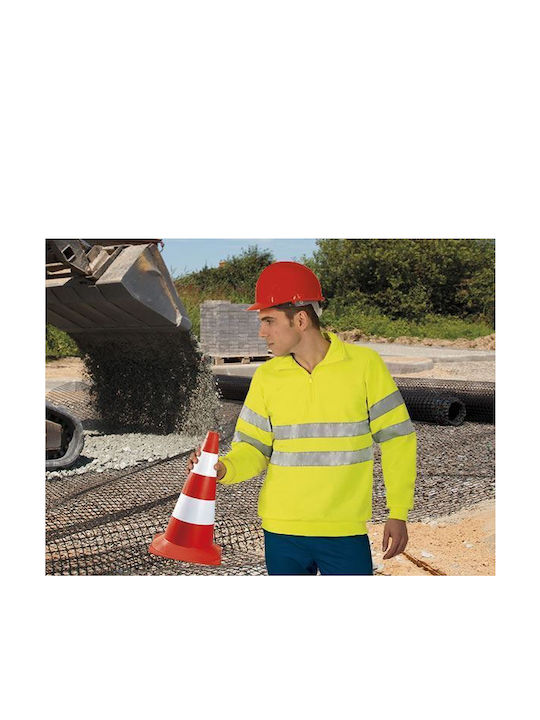 Roly Suvaroaaf Μακρυμάνικο Φούτερ Εργασίας με Αντανακλαστικές Ταινίες Κίτρινο