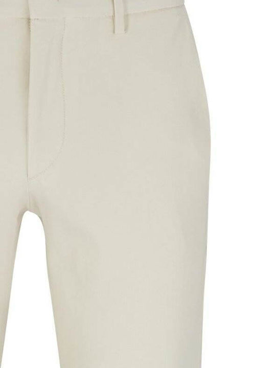 Kaito1 Παντελόνι Chino Ελαστικό σε Slim Εφαρμογή Light Beige