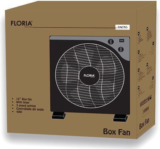 Zilan Zilan Box Ventilator 40W Lüfterdurchmesser 30,5cm Schwarze