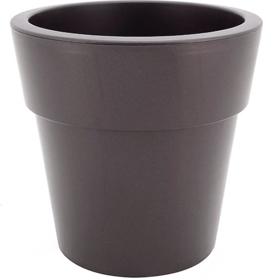 Viomes Linea Topf Kunststoff Charcoal 45x45x42cm.