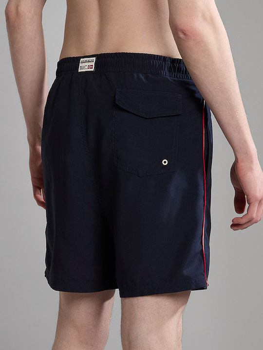 Napapijri Galapagos Herren Badebekleidung Shorts Blau mit Mustern