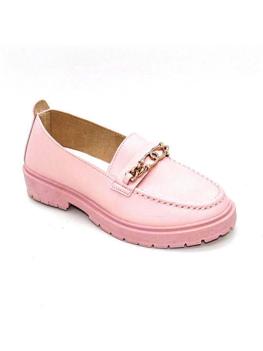 Mocasini Slip-on pentru femei SMD TF198 Pink