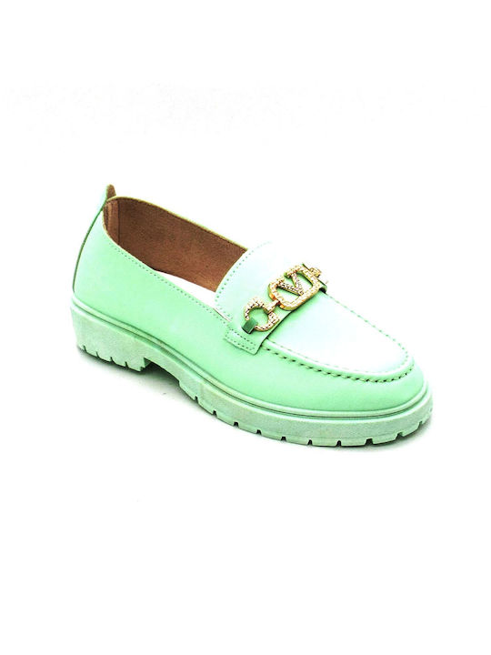 Women's Slip-on Loafers SMD TF199 Cabbage