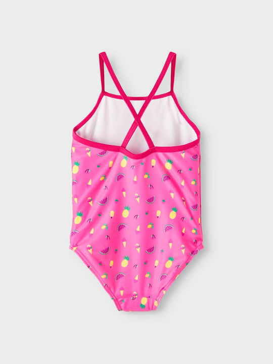 Name It Kids Swimwear One-Piece Fuchsia
