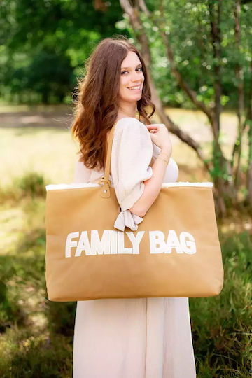 Childhome Shoulder/Hand Diaper Bag Brown 55x18x40cm.