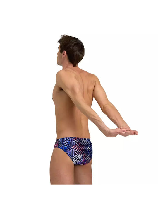 Arena Pro Swim Briefs 005894-704 Men's Competition Swimsuit Multicolour