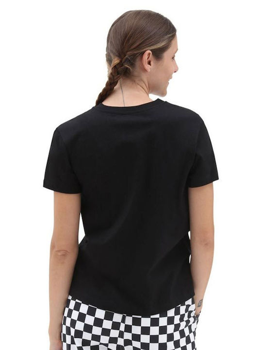 Vans Lock Box Crew-B Women's Athletic T-shirt Black