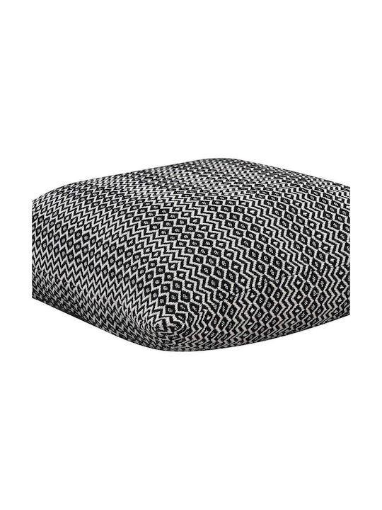 Madi Sofa Cushion Herhaling Made of 100% Cotton Anthracite 45x45 cm