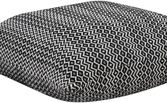 Madi Sofa Cushion Herhaling Made of 100% Cotton Anthracite 45x45 cm