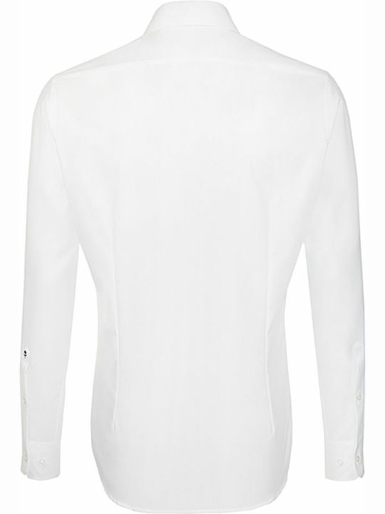 Seidensticker 21000/22000 Men's Shirt Long Sleeve White