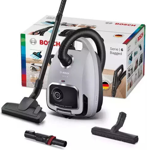 Bosch BGB6X330 Vacuum Cleaner 600W Bagged 4lt Gray