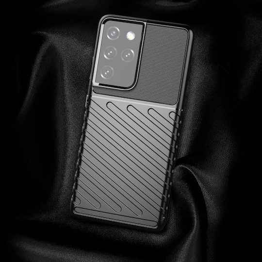 Hurtel Thunder Back Cover Σιλικόνης Navy Μπλε (Galaxy S23 Ultra)