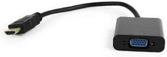 Gembird Μετατροπέας HDMI male σε VGA female 1τμχ A-HDMI-VGA-04