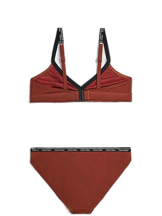 Calvin Klein Kids Swimwear Bikini Brown