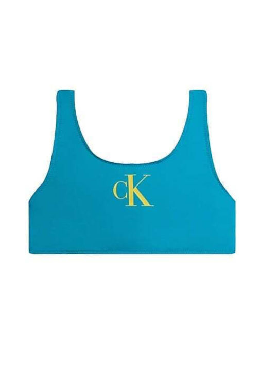 Calvin Klein Costum de baie pentru copii Bikini Turcoaz