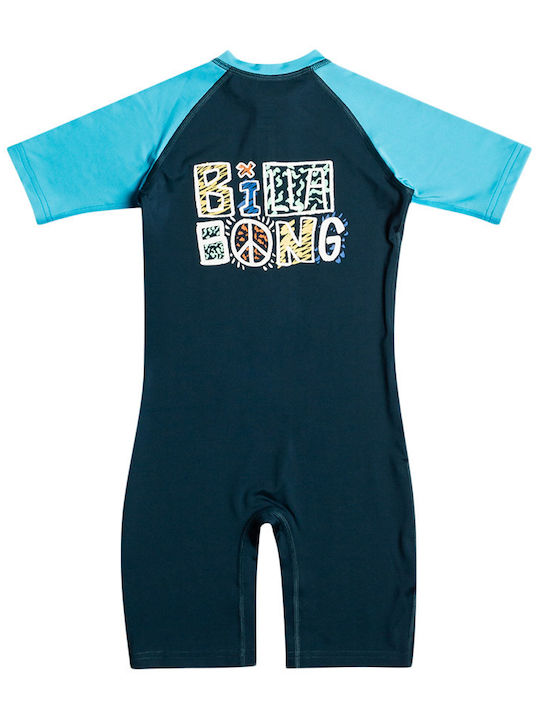 Billabong Kinder Badeanzug Einteilig Sonnenschutz (UV) Marineblau