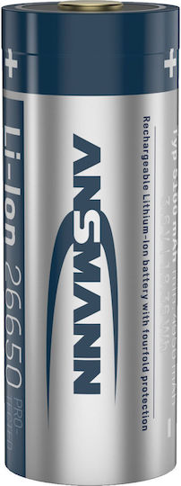 Ansmann Wiederaufladbare Batterie 26650 Li-Ion 5100mAh 3.6V 1Stück