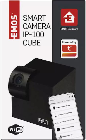 Emos H4051 IP Камера за наблюдение Wi-Fi HD 720P Черен