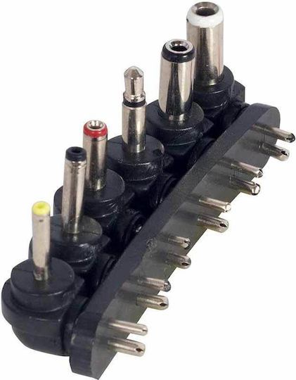 Powermaster Universal Power Adapter Adjustable Voltage 3 to 12V 3A with Power 36W with 6 Plugs (18745)