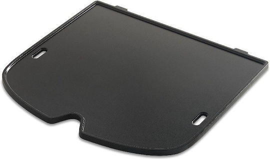 Weber Traveler Baking Plate with Cast Iron Flat Surface for Weber Traveler 34.29x32x1.27cm