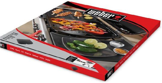 Weber Traveler Baking Plate with Cast Iron Flat Surface for Weber Traveler 34.29x32x1.27cm