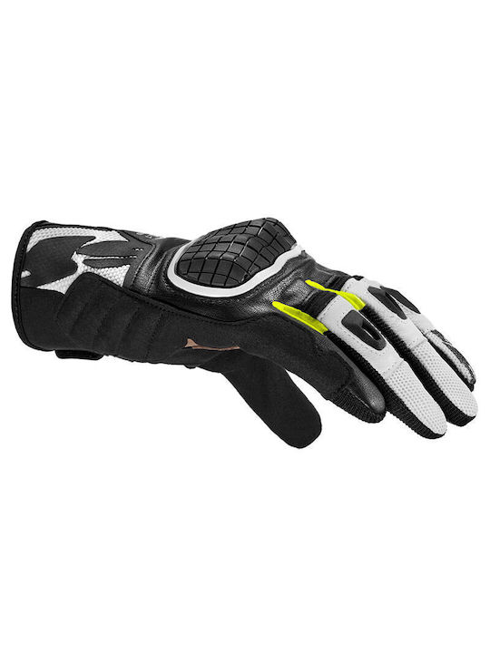 Spidi G-Warrior Καλοκαιρινά Ανδρικά Γάντια Μηχανής Black / Fluorescente Yellow