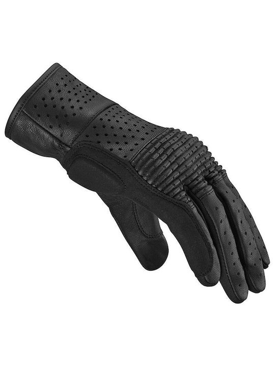 Spidi Rude Perforated Summer Men's Motorcycle Gloves Black