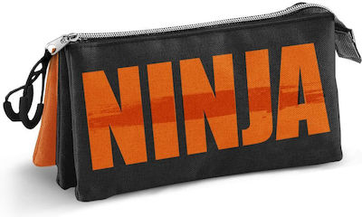 Karactermania Naruto Pencil Case with 3 Compartments Multicolored