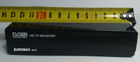 Neta Euromax 999-T2 Ψηφιακός Δέκτης Mpeg-4 HD (720p) με Λειτουργία PVR (Εγγραφή σε USB) Σύνδεσεις SCART / HDMI / USB
