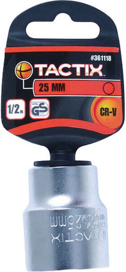 Tactix Socket Phillips with Square Drive 1/2" Diameter 13mm