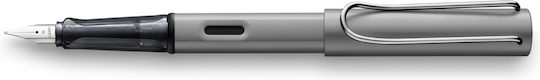Lamy Al Star 026 Πένα Γραφής Medium Γκρι από Αλουμίνιο με Μπλε Μελάνι