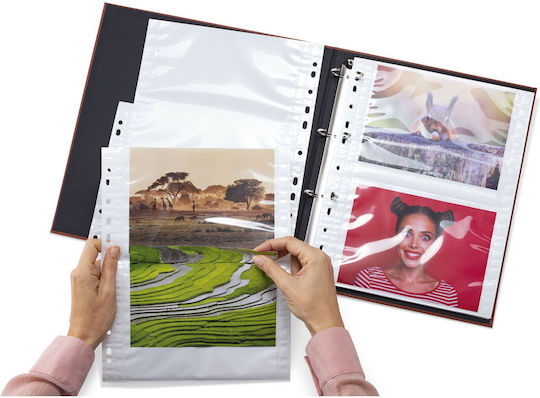 Herma Plastic Sleeves for for Photos with Holes 10pcs Fotophan 13x18cm
