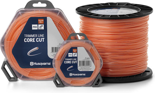 Husqvarna Core Cut Μεσινέζα Πεντάγωνη Μήκους 240m και Πάχους 3.3mm