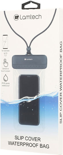 Lamtech Slip Αδιάβροχη Θήκη έως 7.2" Μαύρο LAM112853