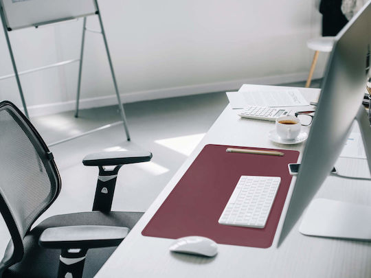 Durable Single Desk Pad Cloth Brown 53x40cm