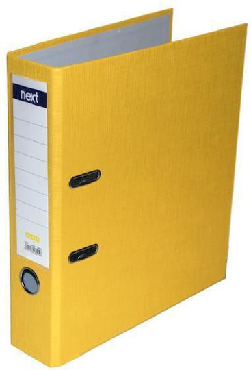 Next Binders 8/32 for Paper A4 with 2 s Rings Yellow 1pcs