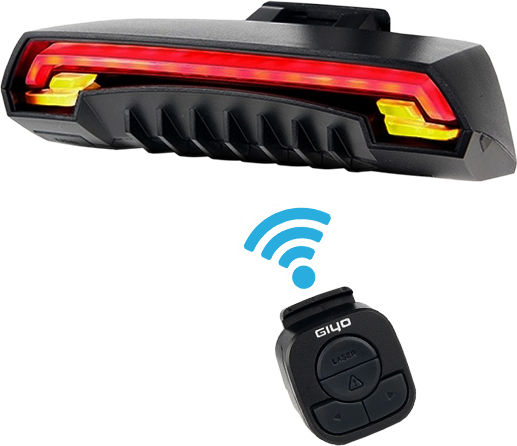 GloboStar 86050 Rechargeable Rear Bicycle Light Wireless LED