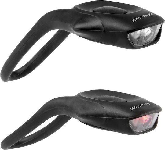 M-Wave Cobra II Bicycle Lights Set