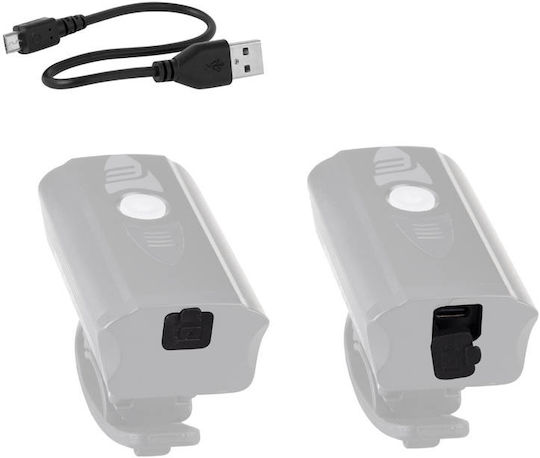 Force Diver 900 Lumen Επαναφορτιζόμενο Εμπρόσθιο Φως Ποδηλάτου