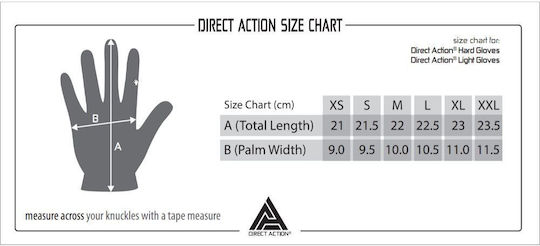 Direct Action Gloves for Work Brown Leather 1pcs